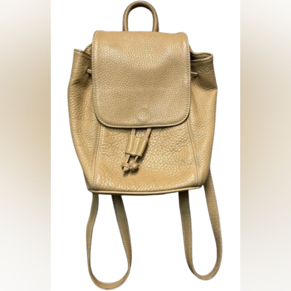 Coach 90's Vintage Sonoma Light Green Mini Leather Backpack